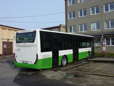 Sviadnov, garáže ČSAD FM, leden 2015